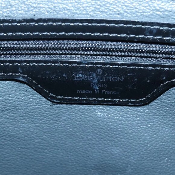 LOUIS VUITTON Epi Sac Plat Hand Bag Black - Picture 12 of 15